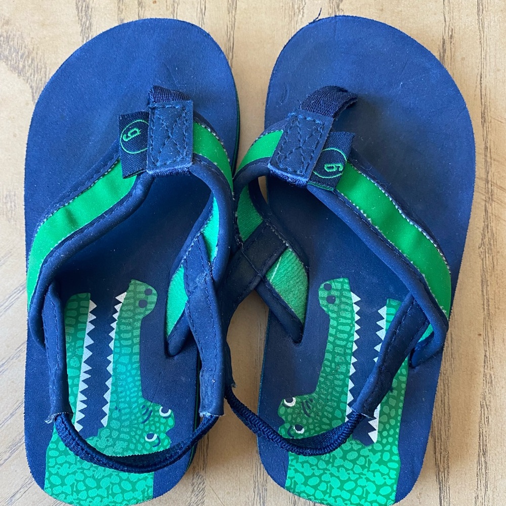 Gymboree toddler flip flops 9